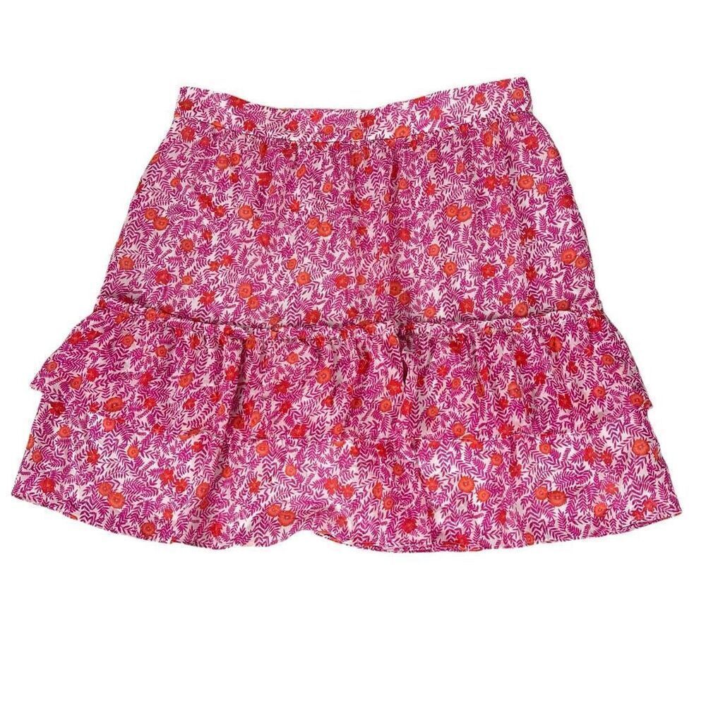 J. Crew Tiered ruffle mini skirt size Medium